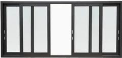 Glass Aluminum Sliding Windows Metal Window Style Modern Trademark YIWAN Model NO. YW-PC Security Rating A Open Style - Image 1