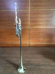 Herald Trumpet/ Bb Trumpet/ Professional Herald Trumpet Color Gold Kind Trumpet Origin China Age Adult/Juior Trademark - Image 2