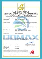 CE certificate from Henan Domax Machinery Co., Ltd.