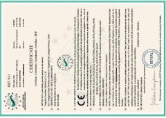 CE certificate from Yangzhou Jill Machinery Co., Ltd.