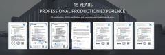 new certification certificate from Zhongshan Grandview Lighting Co., Ltd.