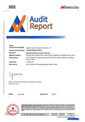 Certificates certificate of Ningbo Yinzhou Senbang Furniture Co., Ltd – certificate photo, supplier certificates section