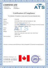 ICE certificate from Yiduo Tech (Shenzhen) Co., Ltd.