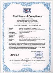 LC100_RoHS_Certificate certificate of Xiaohoo Intelligent Technology Co., Ltd. – certificate photo, supplier certificates section