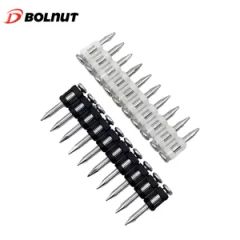 White Zinc Plated Gas Pin Nails Sizes 19mm 25mm 32mm for Bx3 Nail Gun Shooting - Bolnut Fastener Co., Ltd