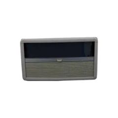 Pleated Blind RV Window with Double Glaze Acrylic and Curved Aluminium Frame - A Ge Import and Export Co., Ltd.