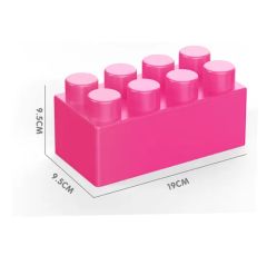 Big Building Block Set, Large 6 Pieces Building Bricks, - Image 4