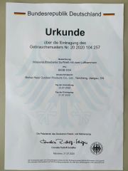 Certificate certificate from Shuyang Nobelfull Import and Export Co., Ltd.