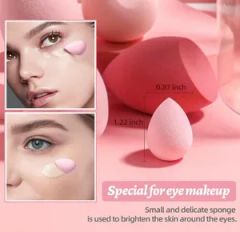7 PCS Multi-Colored Blender Beauty Sponge Makeup Sponge Set - Image 4