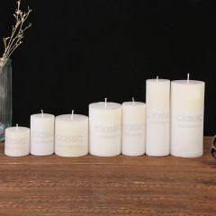 Decorative Pillar Candles White Circle Round Color White Model NO. SF Origin China Size Any Size Shape Cylinder Function Lighting - Image 3