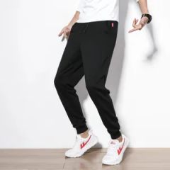 Men Slim Sweatpants Drawstring Cargo Pockets 52x33x50cm ML-0246 15D MOQ100 OEM SGS - NANCHANG LANGMAI CLOTHING CO., LTD.