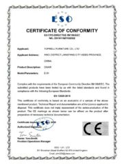 Certificates certificate from Langfang Topwell Furniture Co., Ltd.