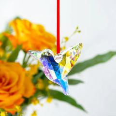 Hummingbird Crystal Suncatcher with Heart Tag for Christmas Gift - Image 3