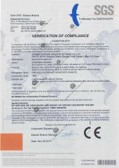 CE Certificates of G601 certificate from Xiamen Everong Industry&Trade Co., Ltd.