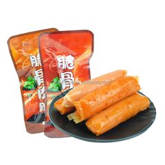 OEM Hot sale spicy sausage Meat snacks Chinese tradition black pepper flavor Crisp bone sausage hot dog - Image 4
