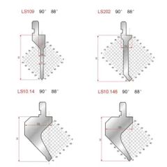 Amada Press Brake Mold and CNC Bottom Dies Tools for Press Brake Machines - Image 2