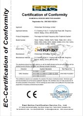 Certification of Conformity certificate from Sanhe Wk Electronic Technology Co., Ltd.