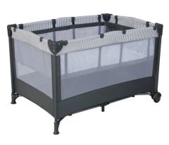 Premium Deluxe Baby Playpen Color Grey Origin China HS Code 9403 Condition New Style American Model NO. H271-1AB Customized - Image 2