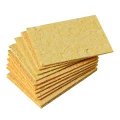 Yellow Skin Face Cleaning Cellulose Sponge Makeup Sponge Color Yellow Shape Retangle Trademark qimian Usage Bath, - Image 1