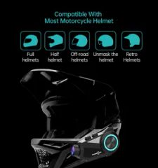 Freedconn R3 PRO Bluetooth Intercom Waterproof with Motorcycle 6 Riders Bluetooth Intercom - Image 5