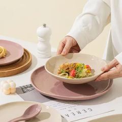 High Quality Restaurant Tableware Plates Bowls Sets Ceramic Dinnerware for Gift - Image 4