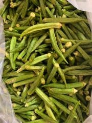 Top Sales Dried Okra Chips / Okra power / Freeze Dried Okra Type Okra Shape CHIP Style Dried Weight (kg) 5 Color Natural - Image 5