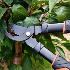 2PCS Pruning Shear Gardening Hand Bypass Secateurs Lopper Shear Set - Image 2