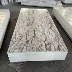 Eco Friendly Plastic Marble Wall Paneling Sheet High Glossy UV Coating Decorative PVC Wall Panels - Image 5