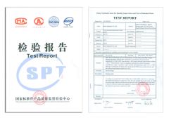 Testing Cetificate certificate of Hand Industrial Co., Limited – certificate photo, supplier certificates section