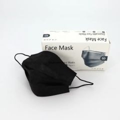Black Color Disposable Personal Protective Face Masks - Image 3