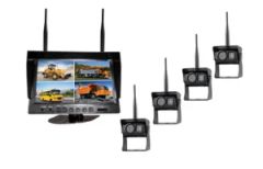 2.4GHz 7 Inch Wireless Rearview Monitor Reverse Backup Car Camera Reversing Aid - Image 1