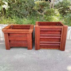 Steel Garden Furniture Bed Flower Assembly Planter Box Outdoor - Image 2