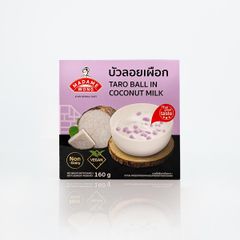Thai Taro Balls in Coconut Milk – Frozen Ready-to-Heat Dessert | 160g x 12 | MADAME WONG - Image 1