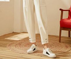 Custom Fashion Designs Cotton Jeans Feature Lady Model NO. 478 Trademark OEM Style Leisure Length Medium Gender Women's Model - GuangZhou Yumi Garment Co., Ltd.