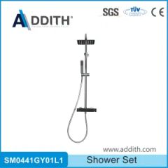 SUS304 Shower Set with ABS Head PVC Hose Sedal Certified Cartridge - Shanghai Addith Hardware Co., Ltd.