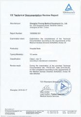CE certificate from Shanghai Pinxing Medical Equipment Co., Ltd.