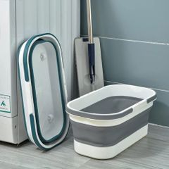 Silicone White Foldable Wash Basin Color White Shape Rectangular Colour Multicolour Design Collapsible I Deal In New - Image 2