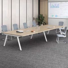 Solid Grade Laminate HPL Tabletop Conference Meeting Room Table - Image 6
