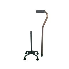 Adjustable Two-Section Handle Walking Stick with Four Legs - Image 3