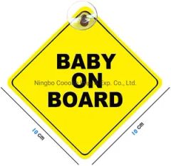 Personalized Baby on Board Car Signs Fob Ningbo MOQ 500set OEM Accept Origin China Usage Universal Material Plastic Model NO. OKT050 - Image 3