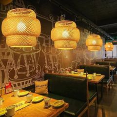 Bamboo pendent lamp – product photo 4, product detail gallery