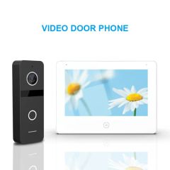 4-Wire HD Interphone Home Security 7 Inches Video Doorphone - Image 1