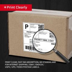 Customized Shipping Label Logistics Packaging Labels1000PCS Fanfold Sticker Rolls for Packaging - Image 6