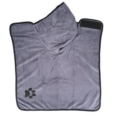 Microfiber Pet Drying Robes Moisture Absorbing Towels Pet Bathrobe - Image 5