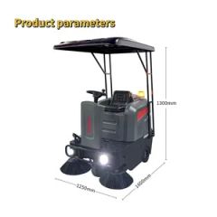 Industrial Driving Electric Road Sweeper Machine Street Floor Cleaning Machine - Image 4