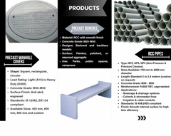 Square Precast Concrete Slabs Size 6 Feet Shape Square Country of Origin Made in India Brand Nexgen Brothers - Image 4
