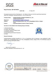 SGS certificate of ZHANGJIAGANG HUAXING PACKING CO., LTD. – certificate photo, supplier certificates section