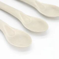 Sugarcane Pulp Spoons Disposable Biodegradable Paper Spoons Cutlery - Image 3