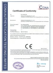 CE Certification certificate from Zhejiang Feida Machinery Co., Ltd.