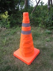 ABS Base 45cm High Collapsible Traffic Cones Base 250mm Origin China Color Orange OEM / ODM Yes Weight 0.6kg/PC Trademark - Image 4